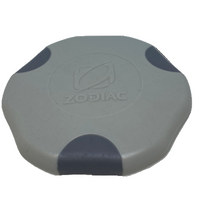 Z67395 - Zodiac afsluitdop ventiel grijs - nieuwe type - met logo