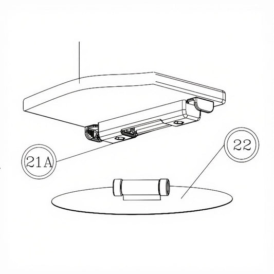 Z60519 - banc 95 cm - modèles de 2005 à 2014 - gris - Quickfit