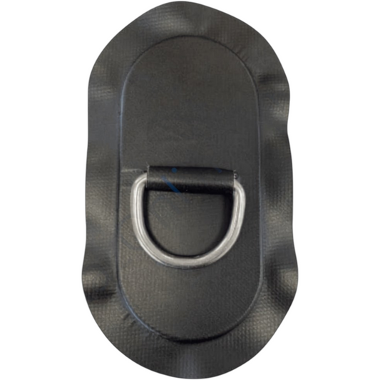 Z2999 - anneau en D 53 mm ovale, PVC noir