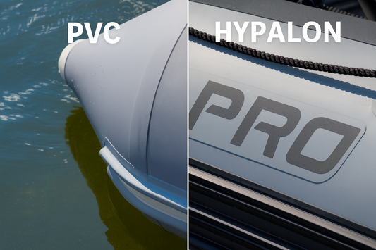 Verschil tussen PVC en Neopreen Hypalon materiaal rubberboot