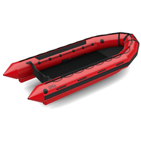 AKA Marine F59H-C 5,85m-neopreen-hypalon-rood-heavy-duty-werkboot