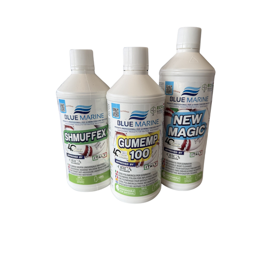 Ensemble de nettoyage et de protection pour canot pneumatique Zodiac