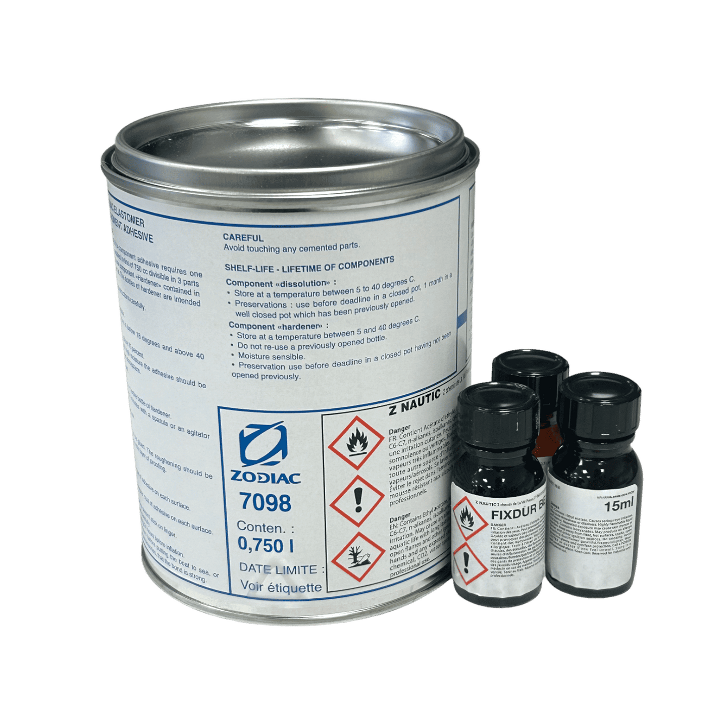 ZODIAC Neopreen hypalon 2-componenten lijm 
