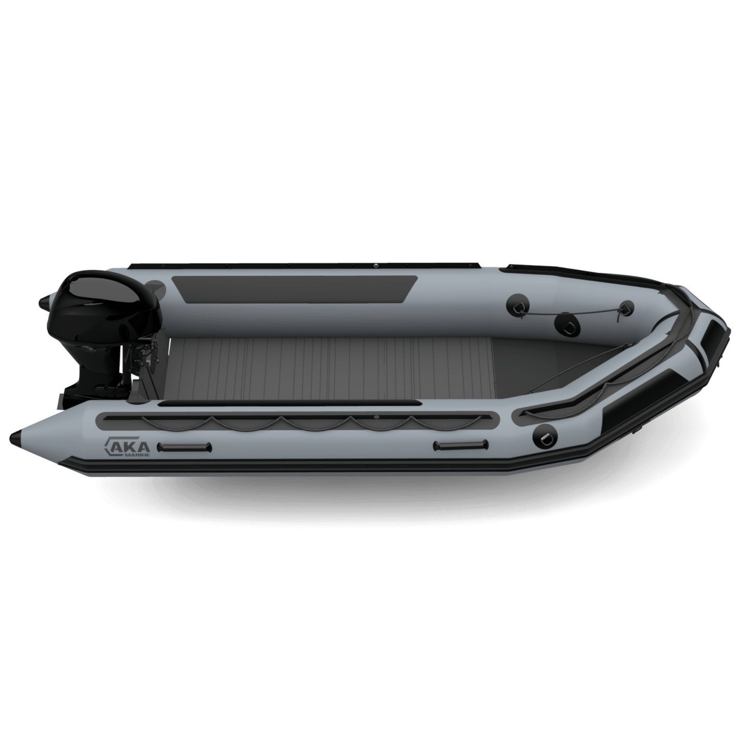 AKA Marine F43H-C 4,30 m Neopreen Hypalon grijs heavy-duty werkboot