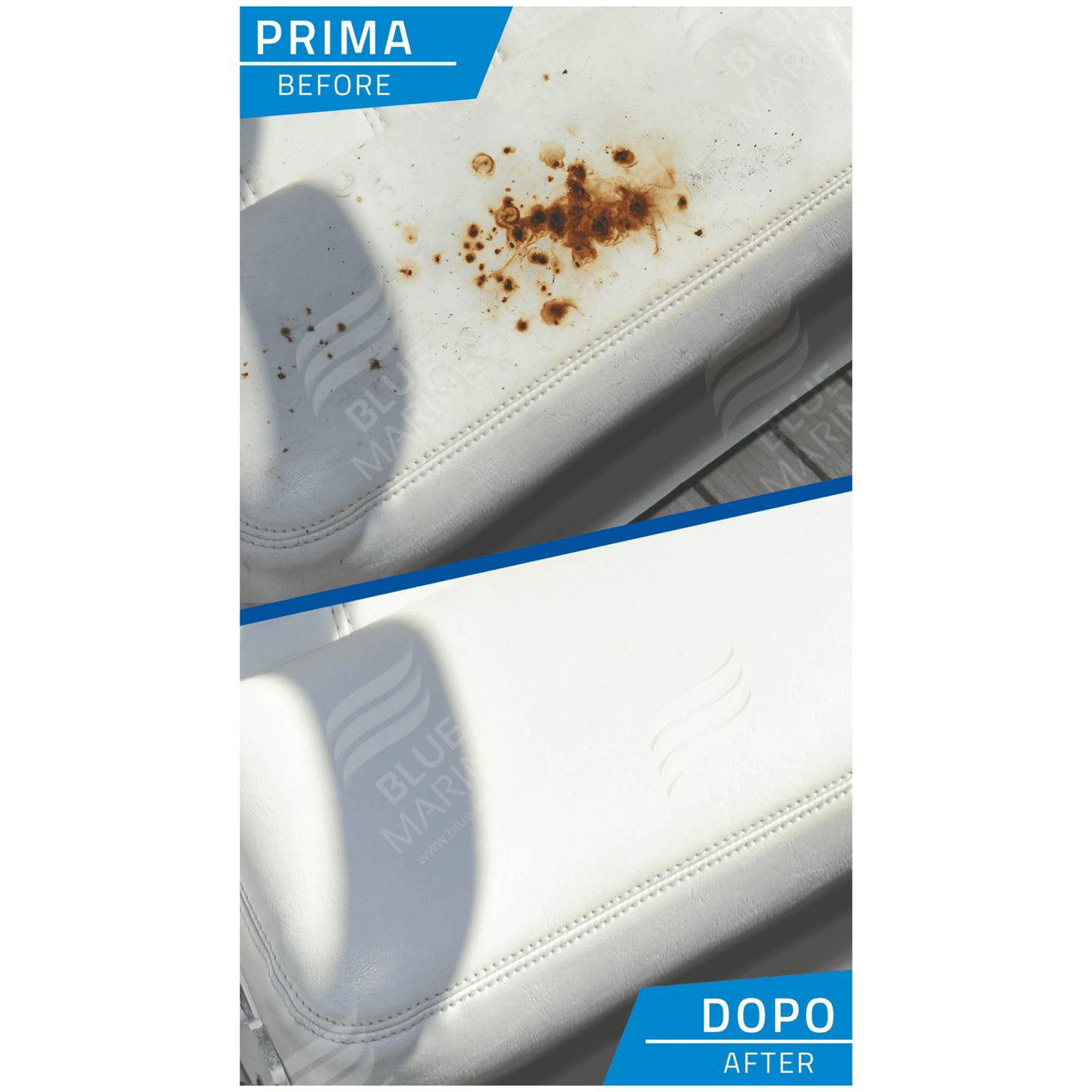 Blue Marine dech 10 before after