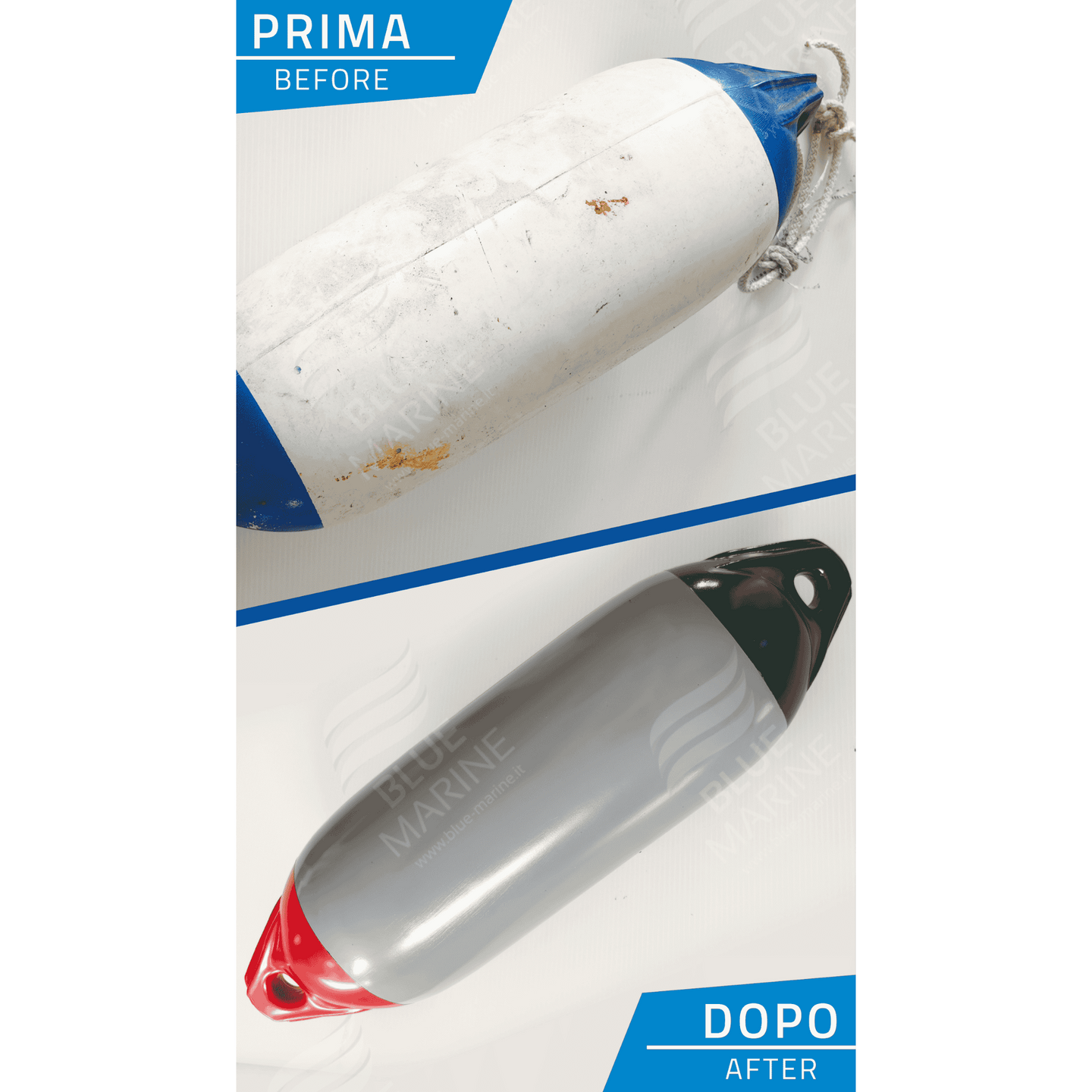 flexibele rubberbootverf - elastic gum paint - Blue Marine