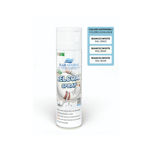 Gelcoat spray diverse kleuren Blue Marine