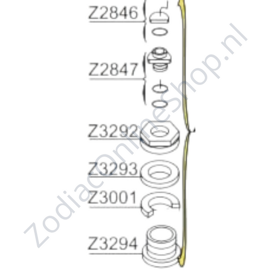 Z3001 - joint de valve en néoprène
