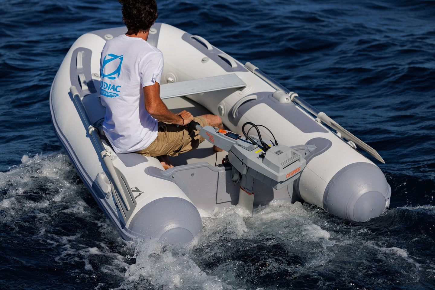 Zodiac Cadet 310 Aero in actie op het water