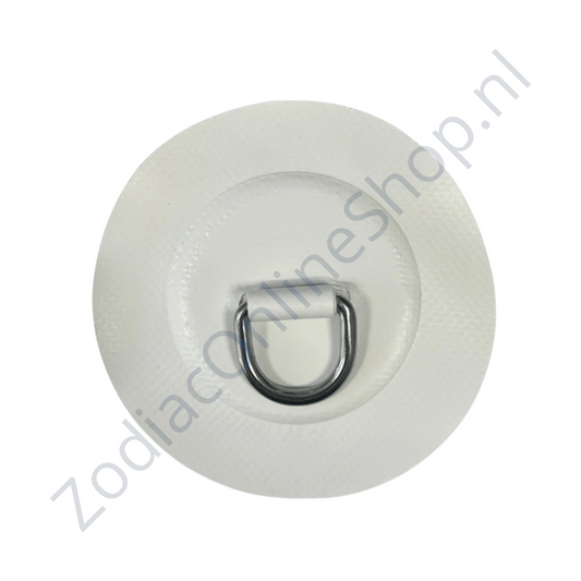 Zodiac D-ring 25mm rond Wit PVC