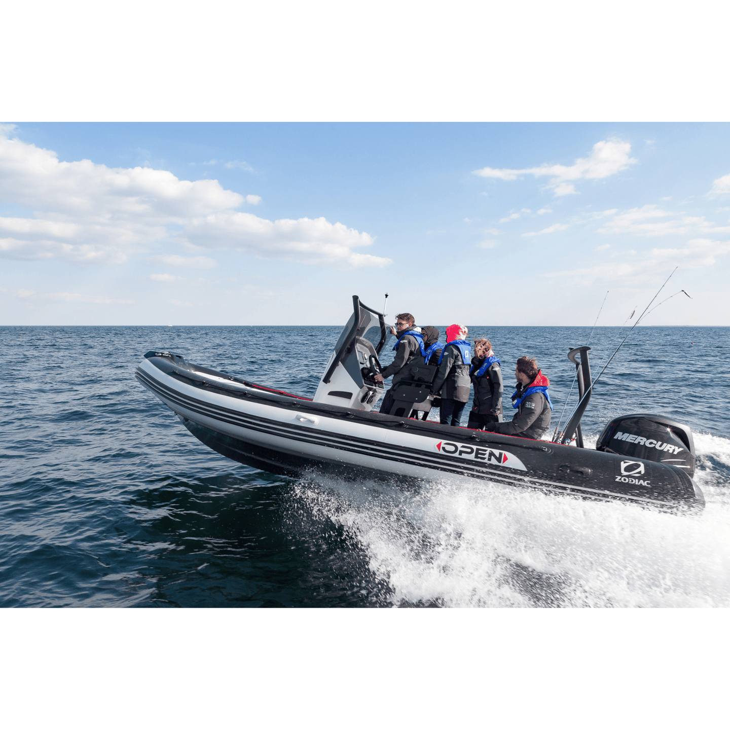 Drijver Zodiac  OPEN 7 neopreen hypalon materiaal
