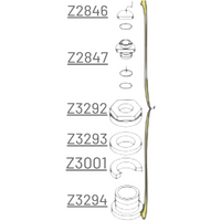 Zodiac Online Shop neopreen pakking Z3001 voor opbouwventiel van Zodiac en Bombard rubberboten